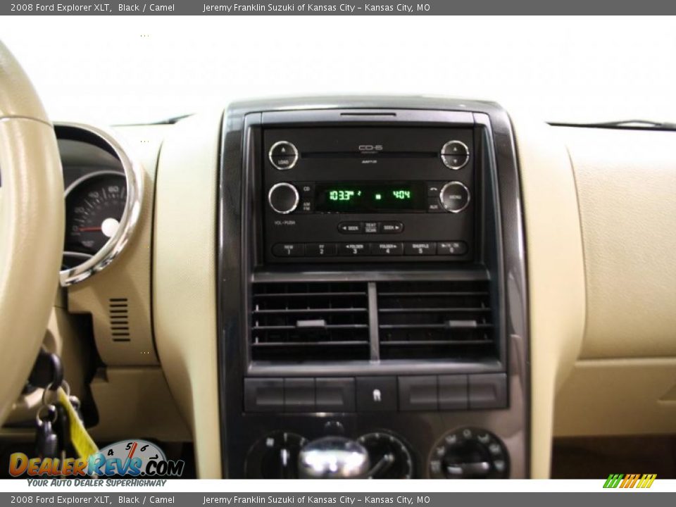 2008 Ford Explorer XLT Black / Camel Photo #12