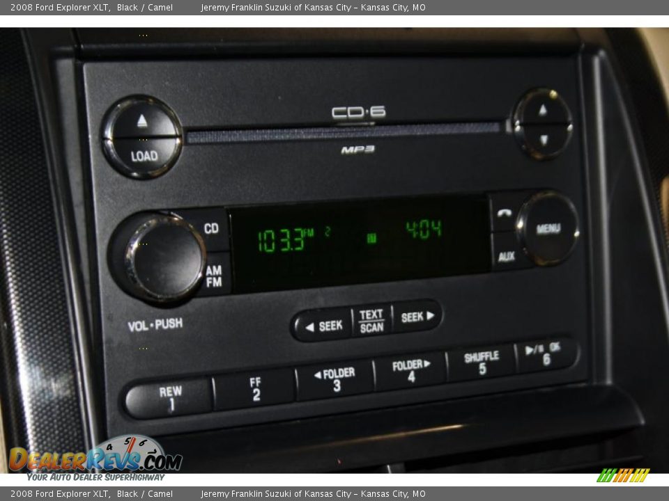 2008 Ford Explorer XLT Black / Camel Photo #13