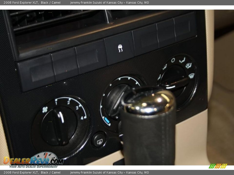 2008 Ford Explorer XLT Black / Camel Photo #14