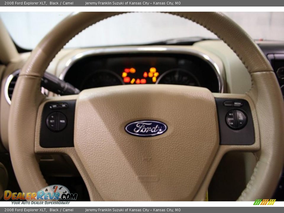2008 Ford Explorer XLT Black / Camel Photo #22