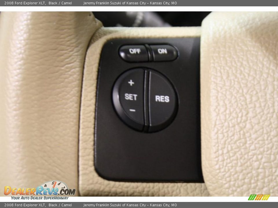 2008 Ford Explorer XLT Black / Camel Photo #24