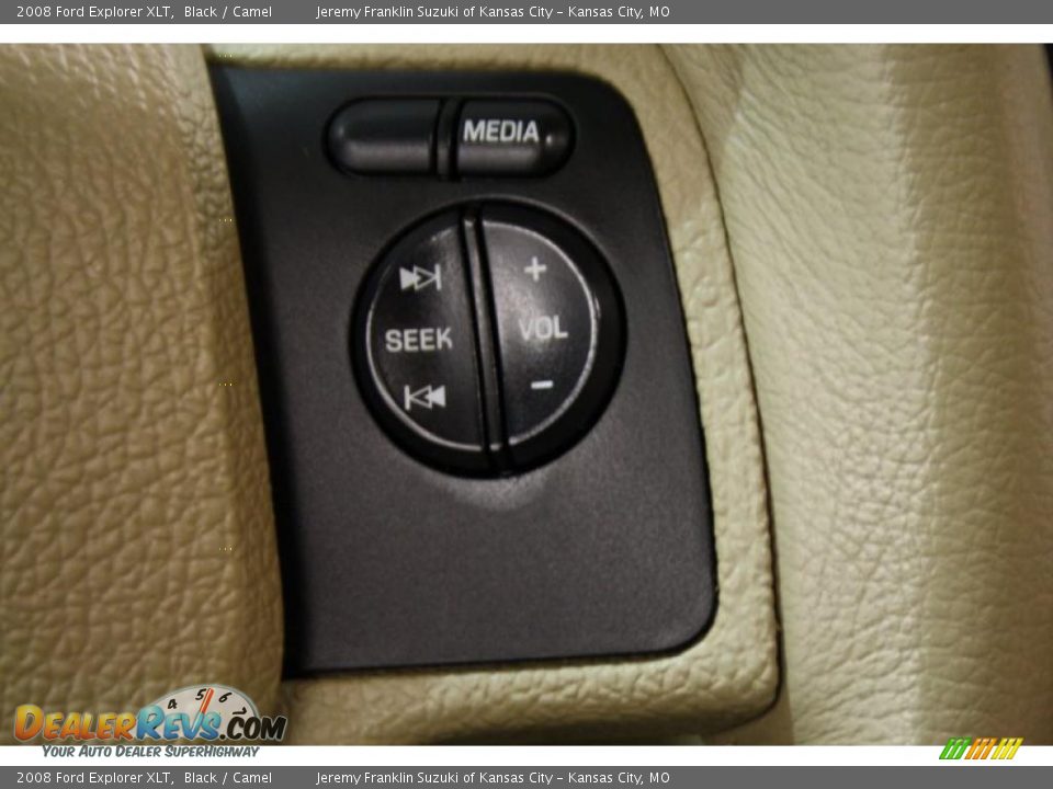 2008 Ford Explorer XLT Black / Camel Photo #25