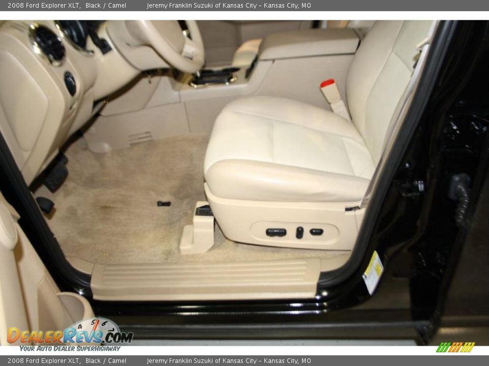 2008 Ford Explorer XLT Black / Camel Photo #26