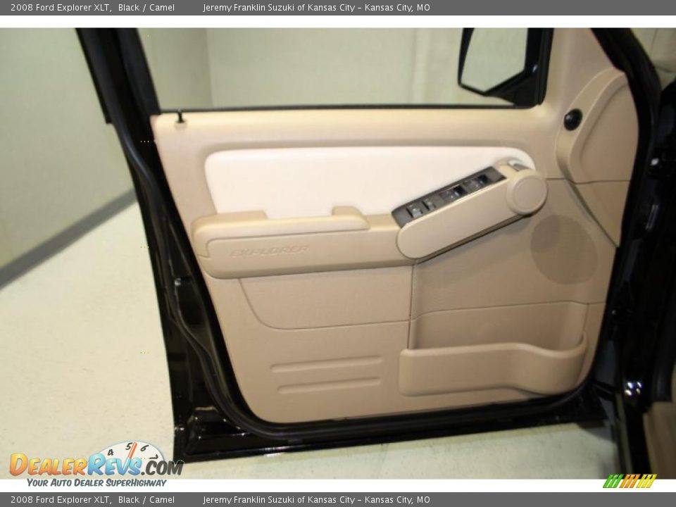 2008 Ford Explorer XLT Black / Camel Photo #27