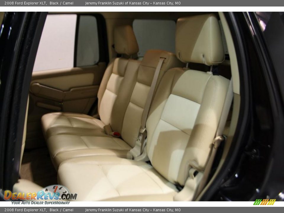 2008 Ford Explorer XLT Black / Camel Photo #28
