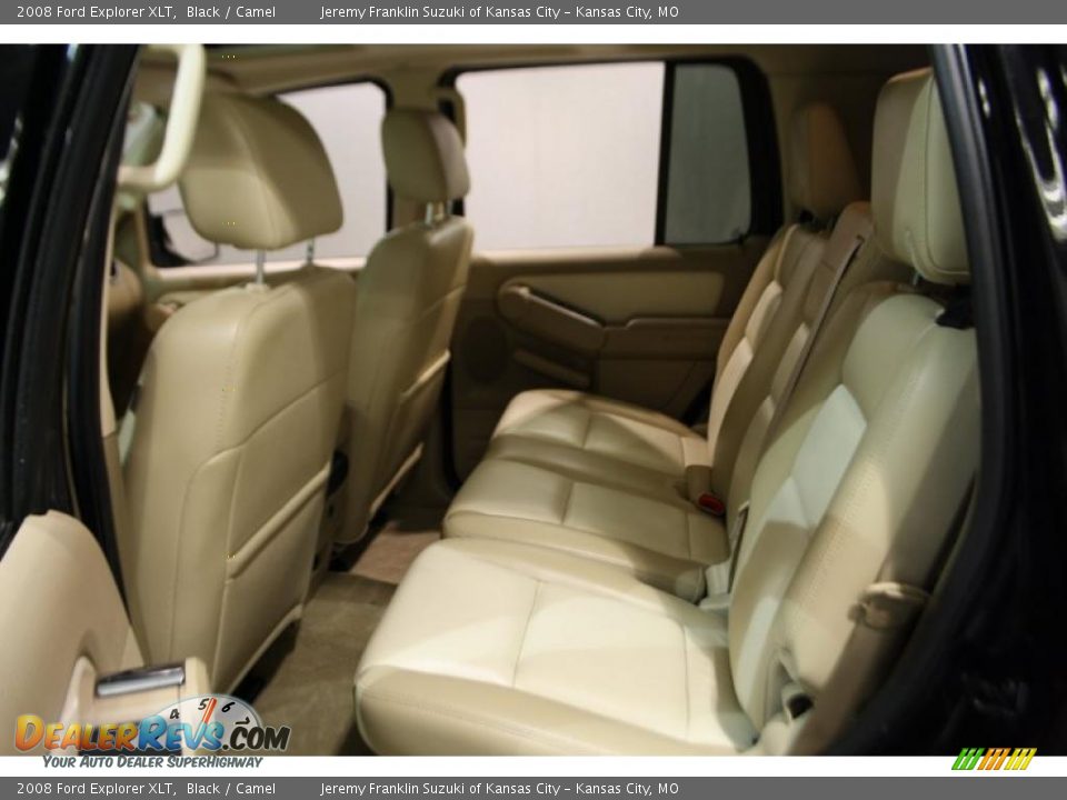 2008 Ford Explorer XLT Black / Camel Photo #29