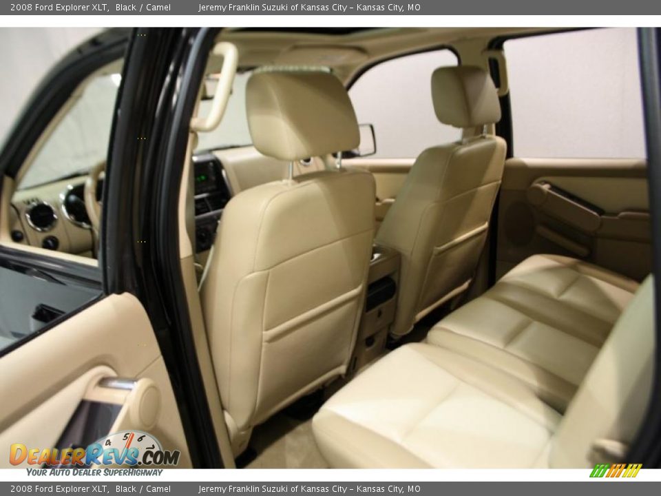2008 Ford Explorer XLT Black / Camel Photo #30