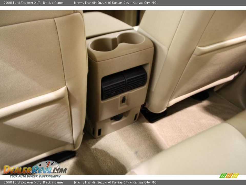 2008 Ford Explorer XLT Black / Camel Photo #31