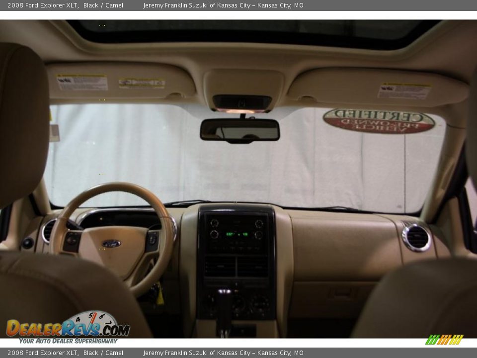 2008 Ford Explorer XLT Black / Camel Photo #32