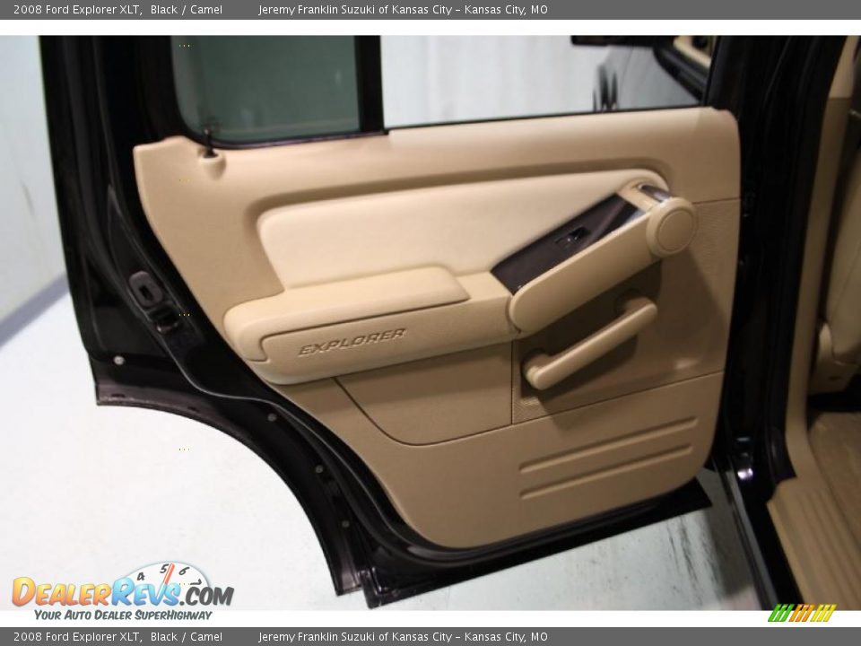 2008 Ford Explorer XLT Black / Camel Photo #33