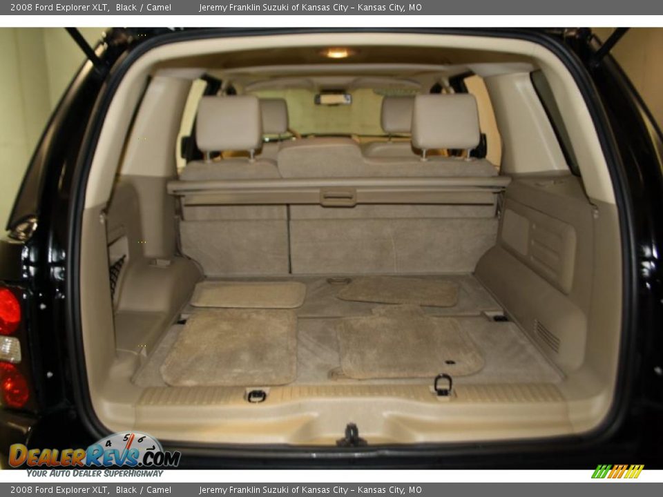 2008 Ford Explorer XLT Black / Camel Photo #34