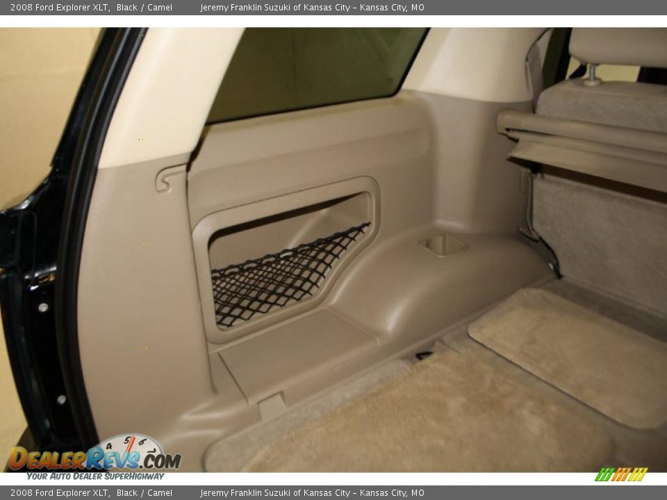 2008 Ford Explorer XLT Black / Camel Photo #35