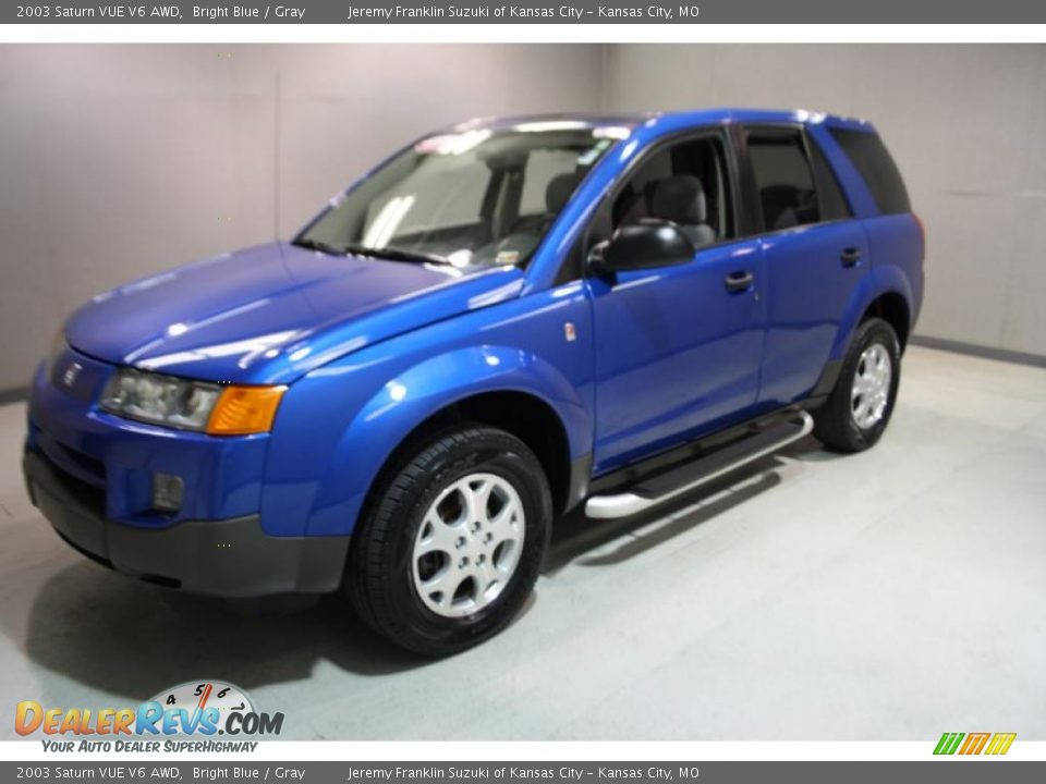 2003 Saturn VUE V6 AWD Bright Blue / Gray Photo #3