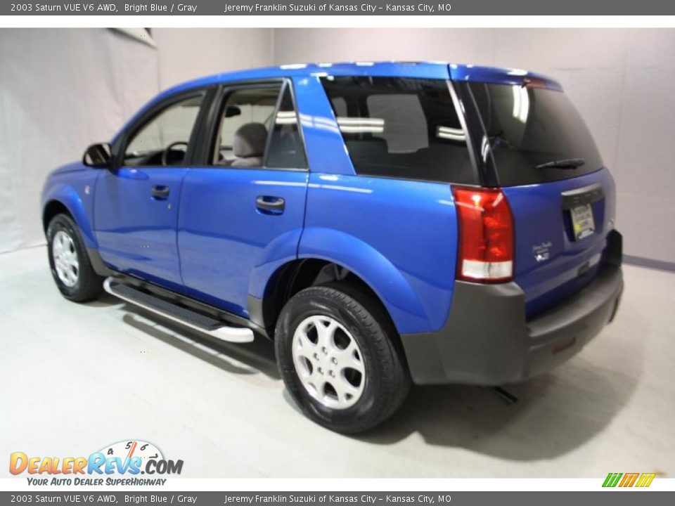 2003 Saturn VUE V6 AWD Bright Blue / Gray Photo #4