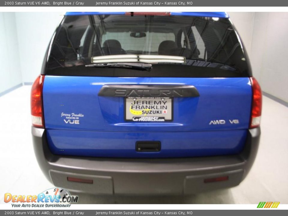 2003 Saturn VUE V6 AWD Bright Blue / Gray Photo #5