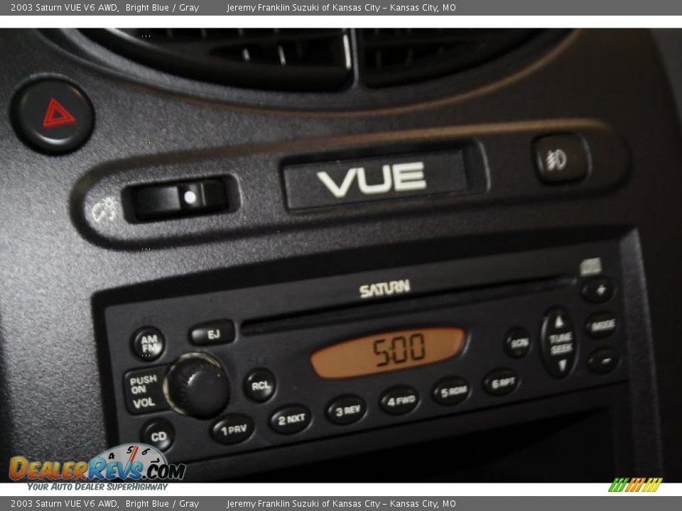 2003 Saturn VUE V6 AWD Bright Blue / Gray Photo #13
