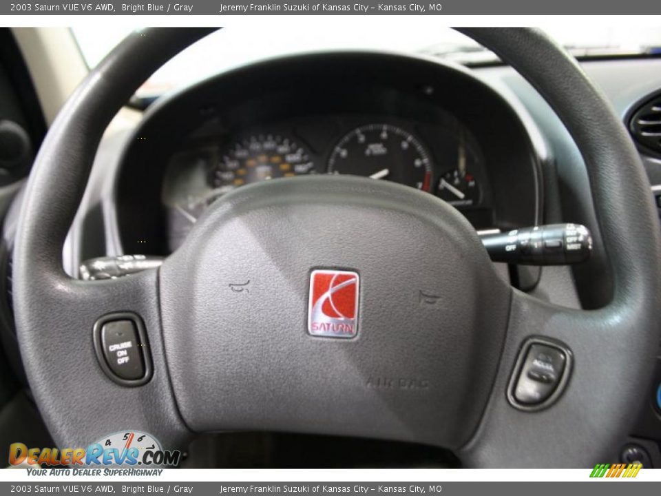 2003 Saturn VUE V6 AWD Bright Blue / Gray Photo #22