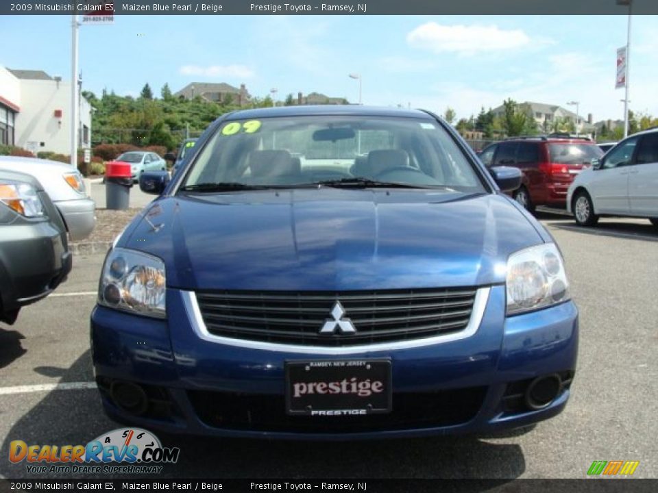 2009 Mitsubishi Galant ES Maizen Blue Pearl / Beige Photo #2