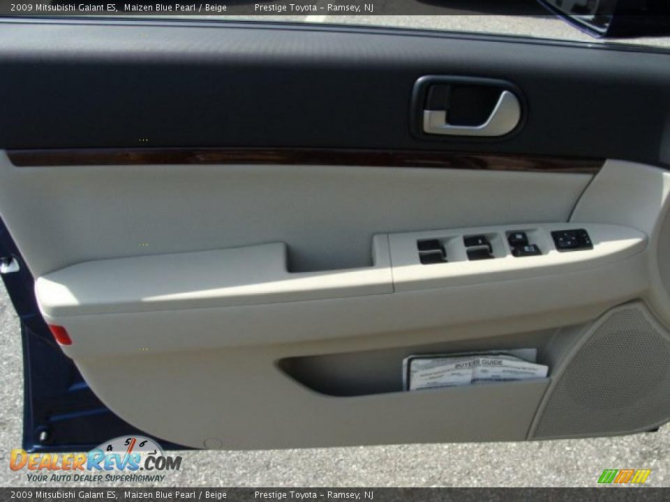 2009 Mitsubishi Galant ES Maizen Blue Pearl / Beige Photo #6