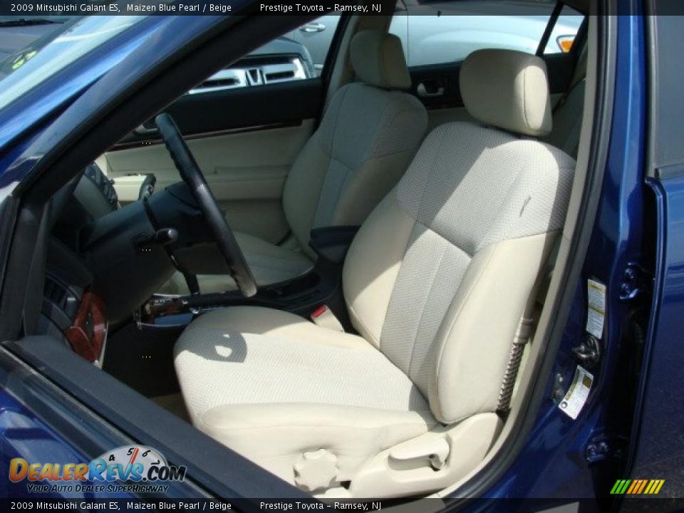 2009 Mitsubishi Galant ES Maizen Blue Pearl / Beige Photo #8