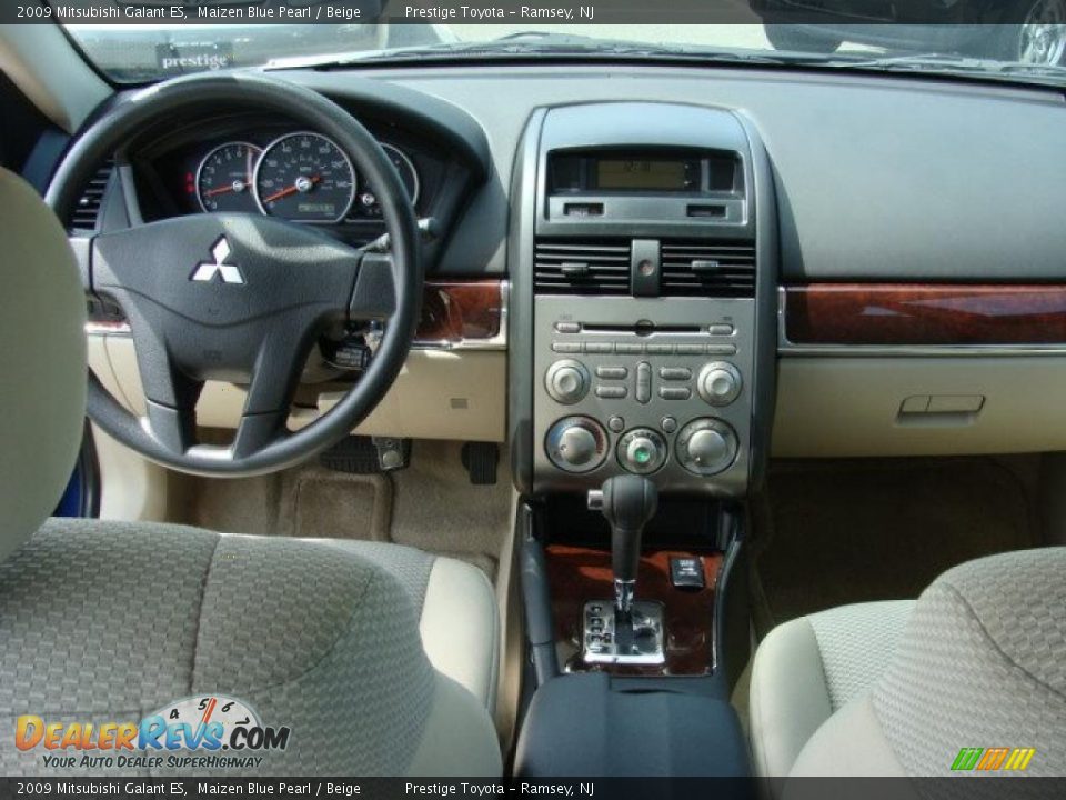 2009 Mitsubishi Galant ES Maizen Blue Pearl / Beige Photo #9