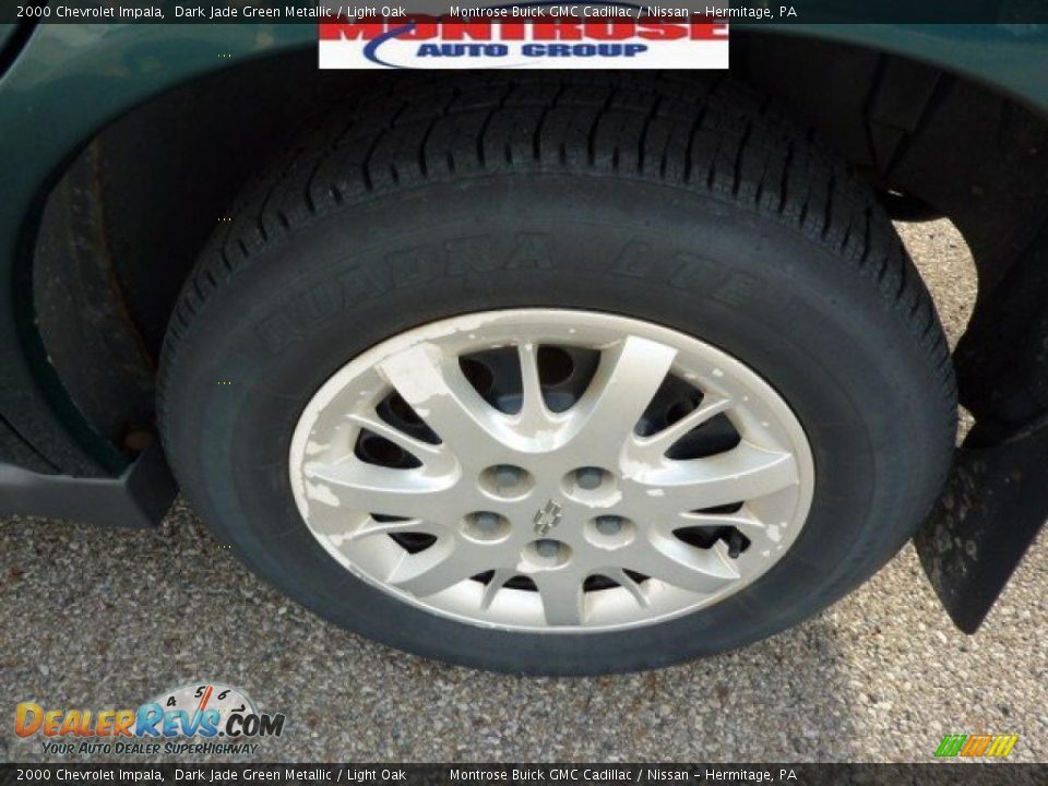 2000 Chevrolet Impala Dark Jade Green Metallic / Light Oak Photo #14
