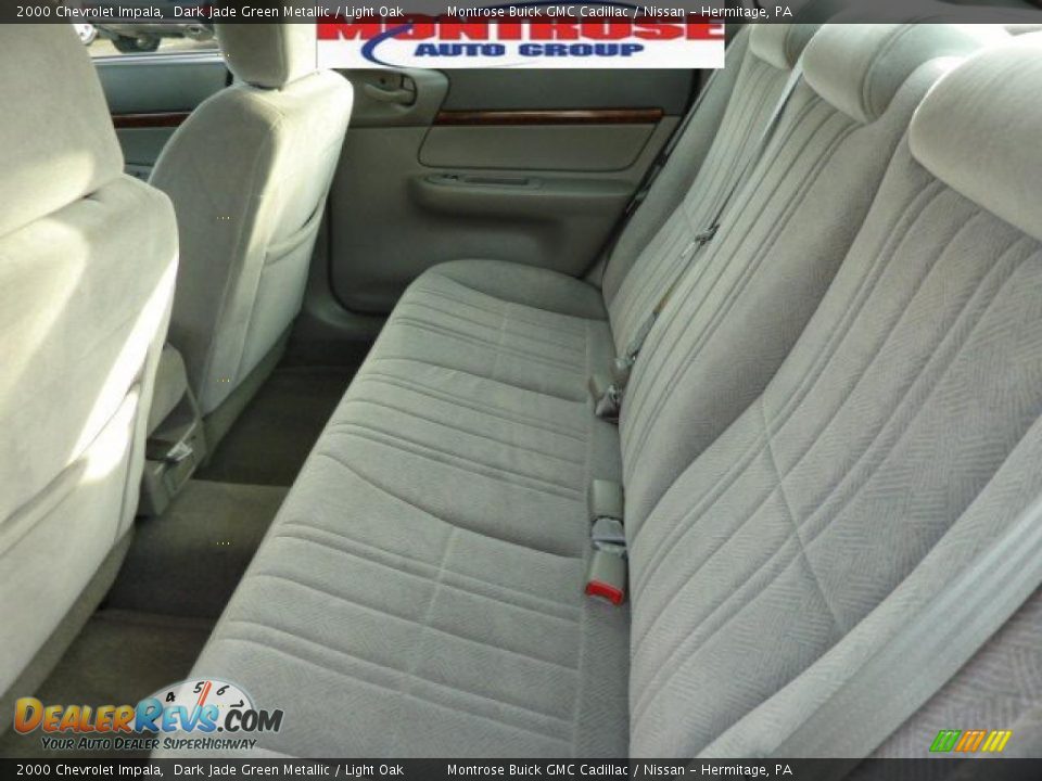 2000 Chevrolet Impala Dark Jade Green Metallic / Light Oak Photo #19