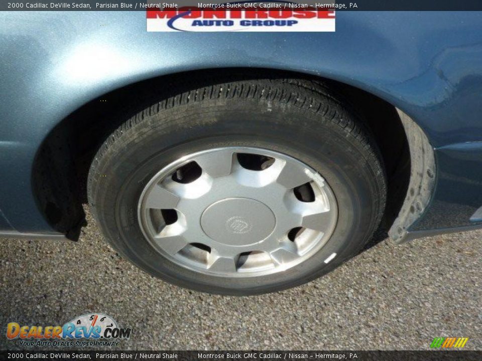 2000 Cadillac DeVille Sedan Parisian Blue / Neutral Shale Photo #12