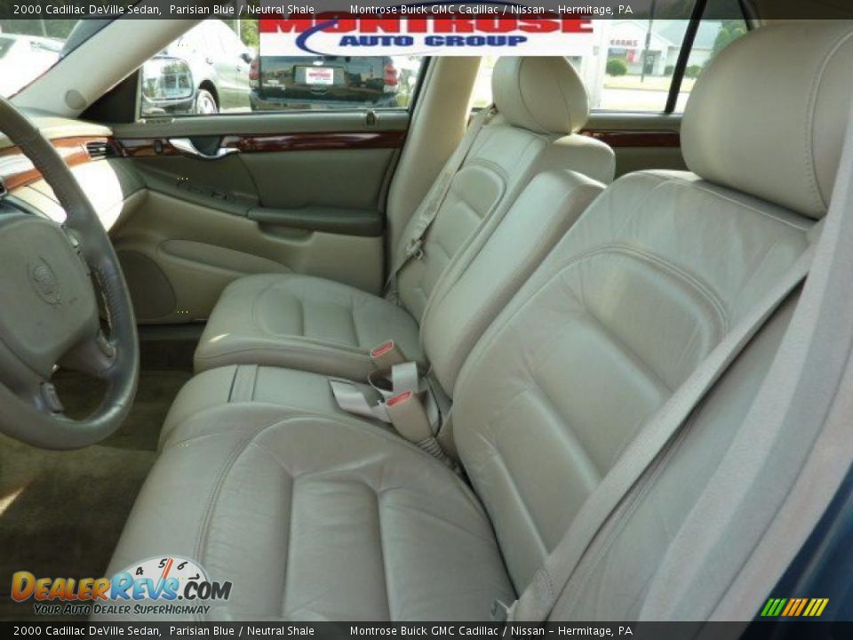 2000 Cadillac DeVille Sedan Parisian Blue / Neutral Shale Photo #15