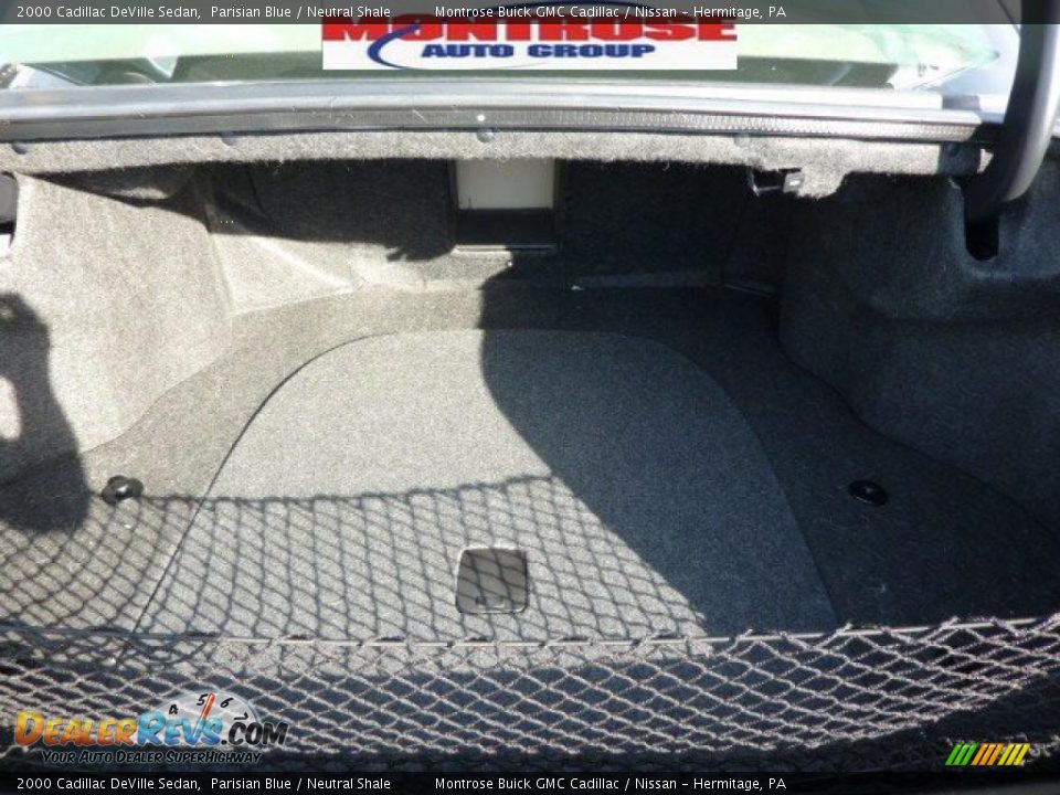 2000 Cadillac DeVille Sedan Parisian Blue / Neutral Shale Photo #22
