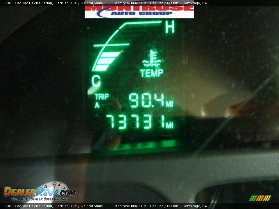 2000 Cadillac DeVille Sedan Parisian Blue / Neutral Shale Photo #30