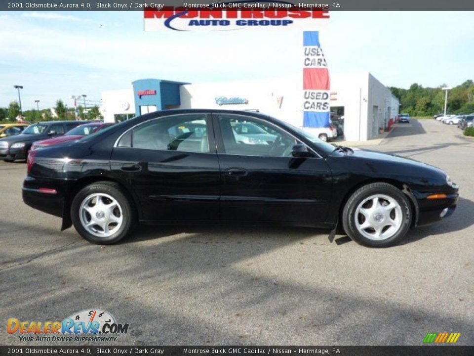 2001 Oldsmobile Aurora 4.0 Black Onyx / Dark Gray Photo #1