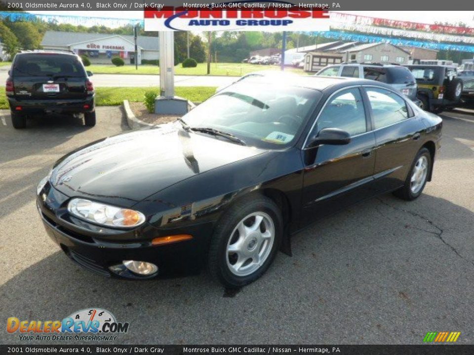 2001 Oldsmobile Aurora 4.0 Black Onyx / Dark Gray Photo #5