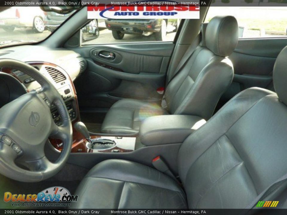 2001 Oldsmobile Aurora 4.0 Black Onyx / Dark Gray Photo #15