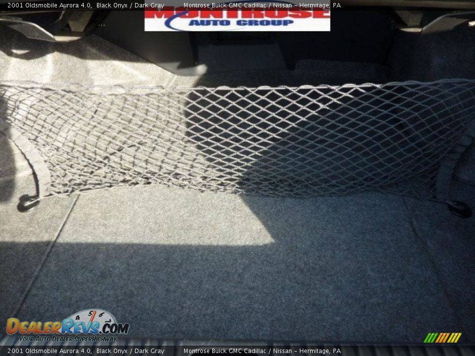 2001 Oldsmobile Aurora 4.0 Black Onyx / Dark Gray Photo #22