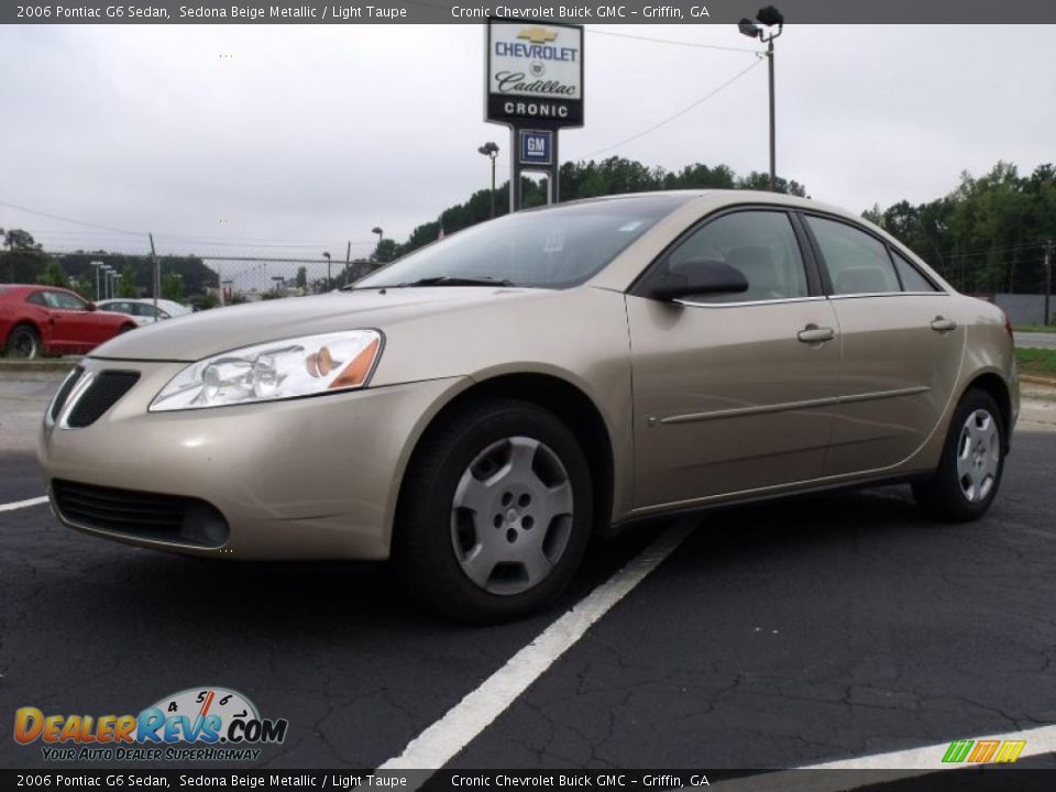 2006 Pontiac G6 Sedan Sedona Beige Metallic / Light Taupe Photo #1