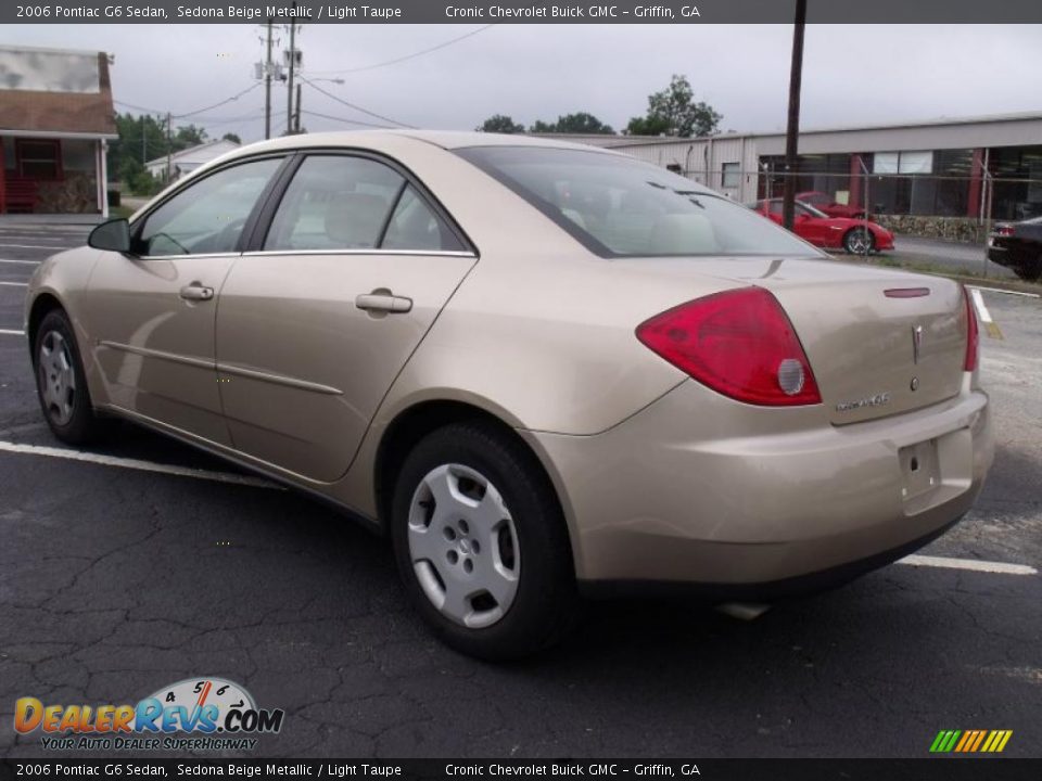 2006 Pontiac G6 Sedan Sedona Beige Metallic / Light Taupe Photo #3