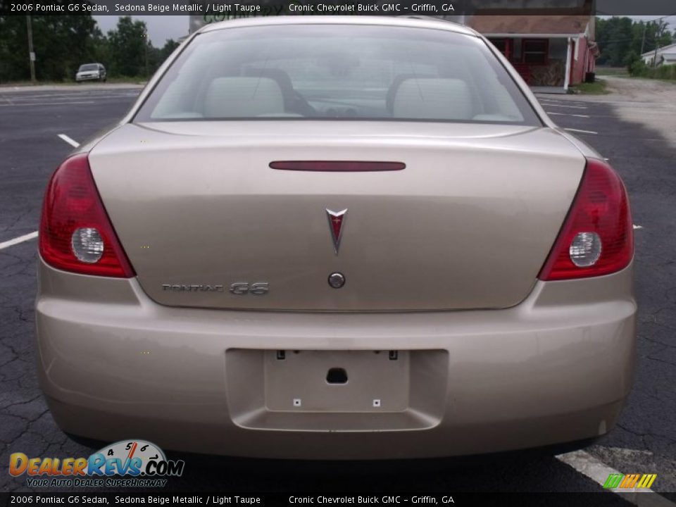 2006 Pontiac G6 Sedan Sedona Beige Metallic / Light Taupe Photo #4
