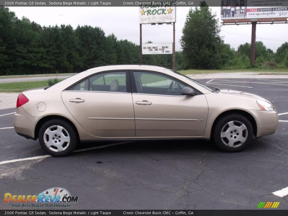 2006 Pontiac G6 Sedan Sedona Beige Metallic / Light Taupe Photo #6