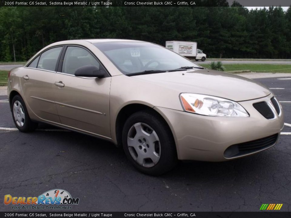 2006 Pontiac G6 Sedan Sedona Beige Metallic / Light Taupe Photo #7