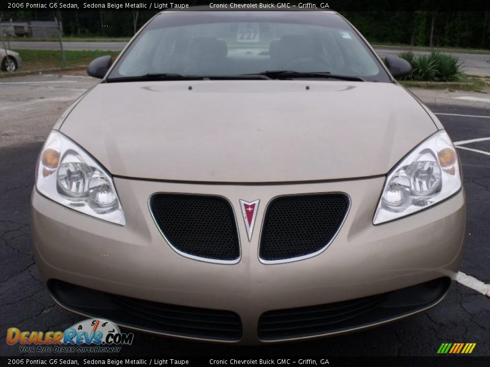 2006 Pontiac G6 Sedan Sedona Beige Metallic / Light Taupe Photo #8