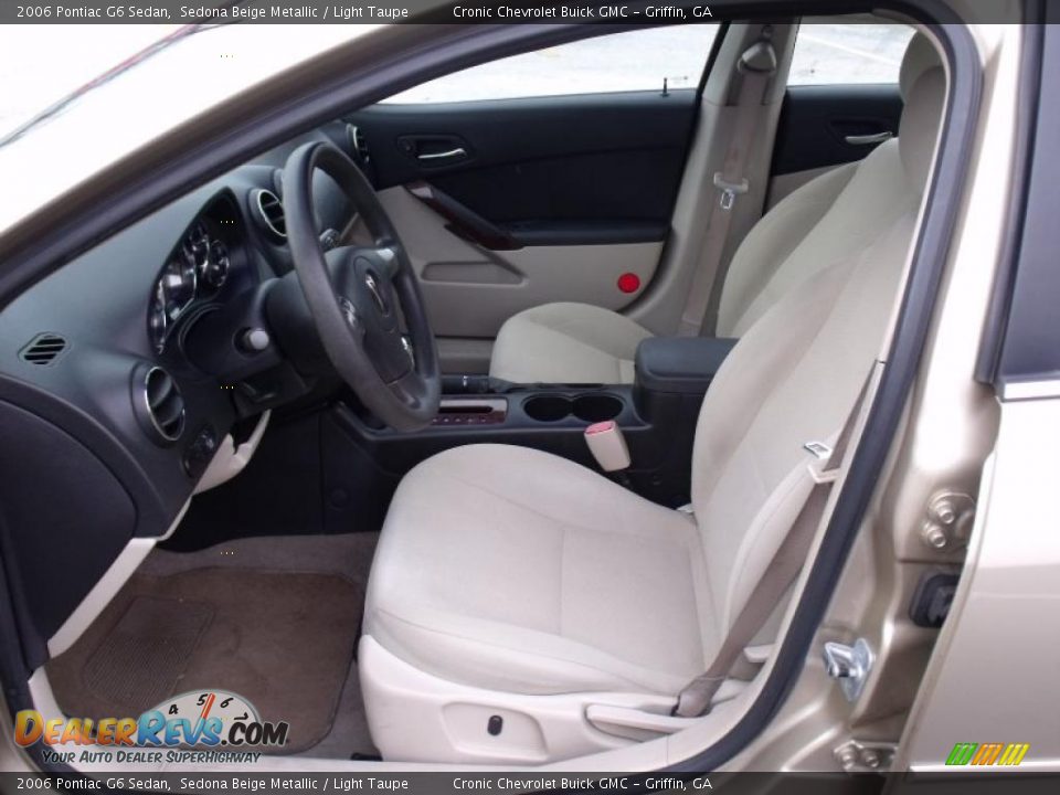 2006 Pontiac G6 Sedan Sedona Beige Metallic / Light Taupe Photo #9