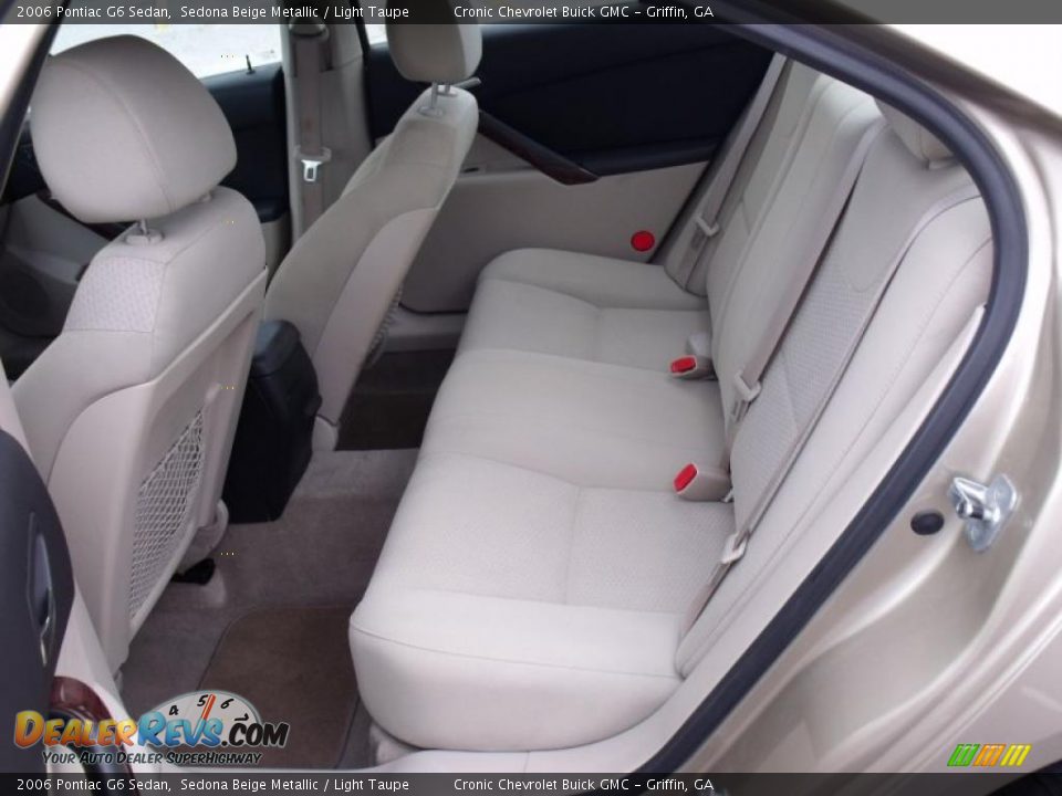 2006 Pontiac G6 Sedan Sedona Beige Metallic / Light Taupe Photo #11