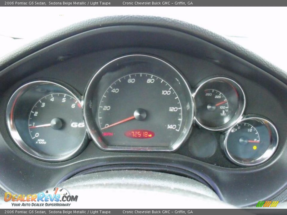 2006 Pontiac G6 Sedan Sedona Beige Metallic / Light Taupe Photo #16