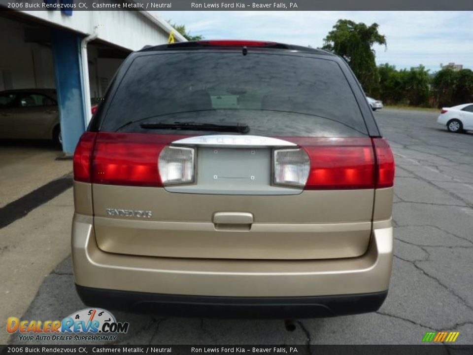 2006 Buick Rendezvous CX Cashmere Metallic / Neutral Photo #9