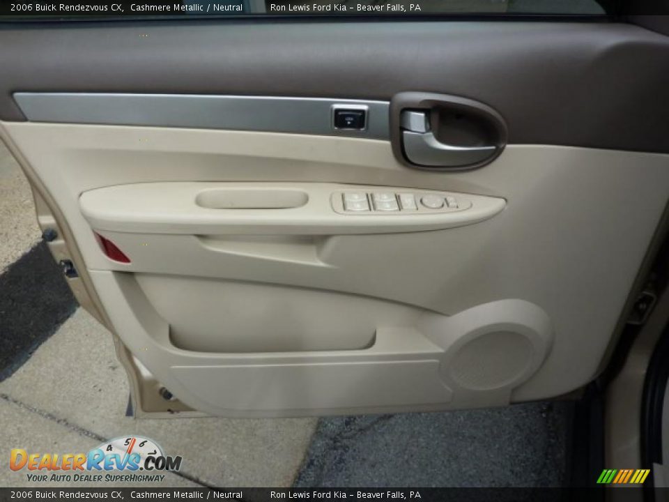 2006 Buick Rendezvous CX Cashmere Metallic / Neutral Photo #14