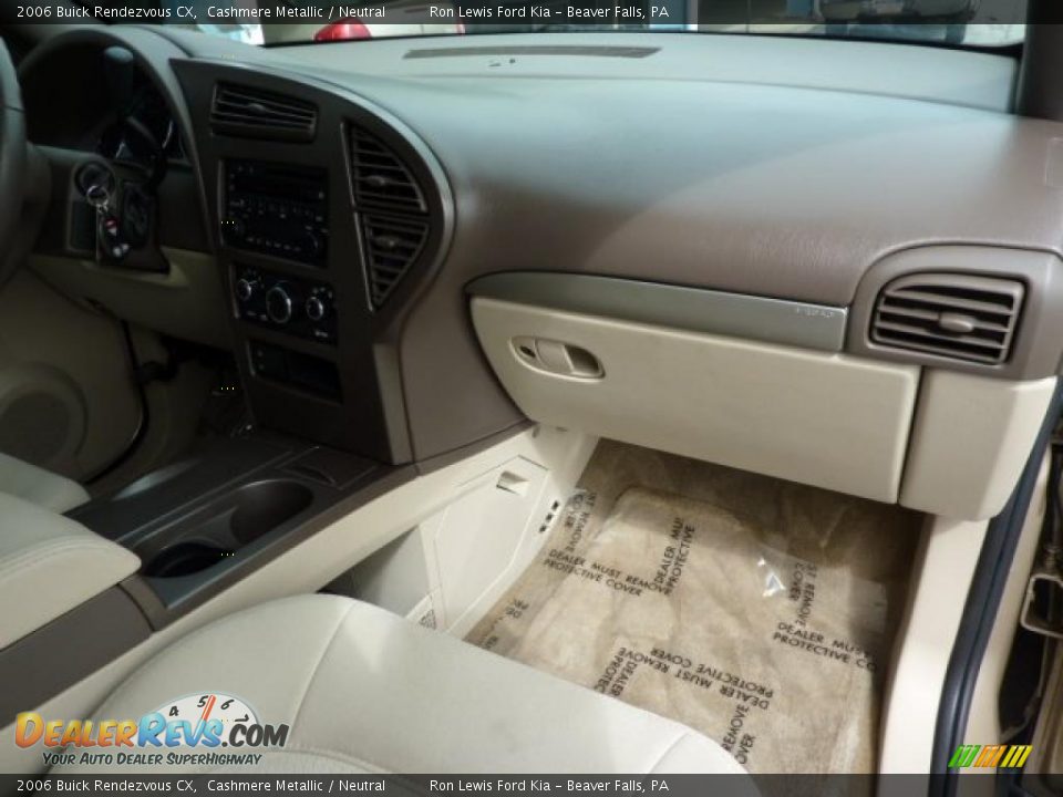 2006 Buick Rendezvous CX Cashmere Metallic / Neutral Photo #21