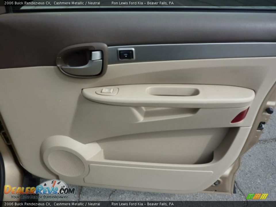 2006 Buick Rendezvous CX Cashmere Metallic / Neutral Photo #22