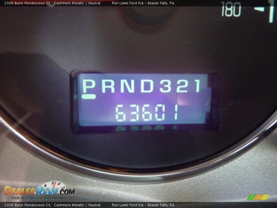 2006 Buick Rendezvous CX Cashmere Metallic / Neutral Photo #25