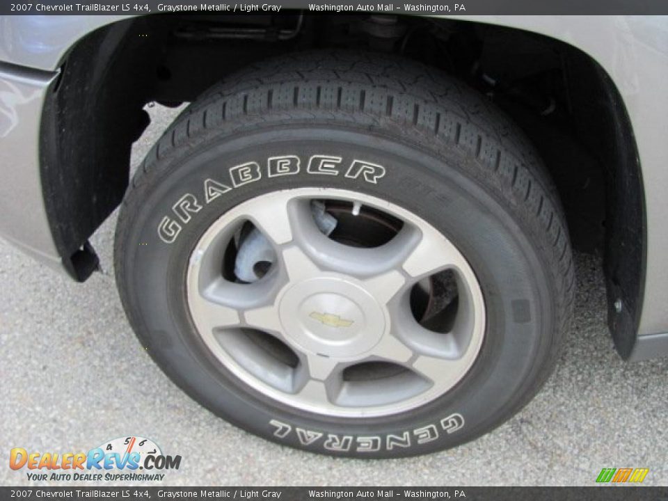 2007 Chevrolet TrailBlazer LS 4x4 Graystone Metallic / Light Gray Photo #4